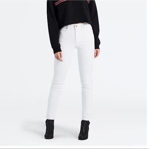 Levi’s High Rise Skinny Jeans White